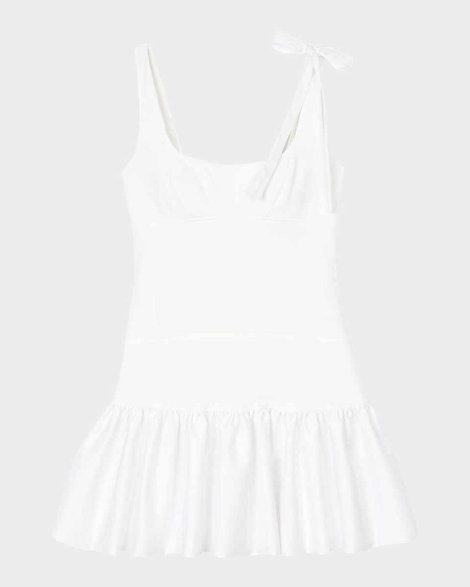 Lolita Mixed-Media Mini Dress
